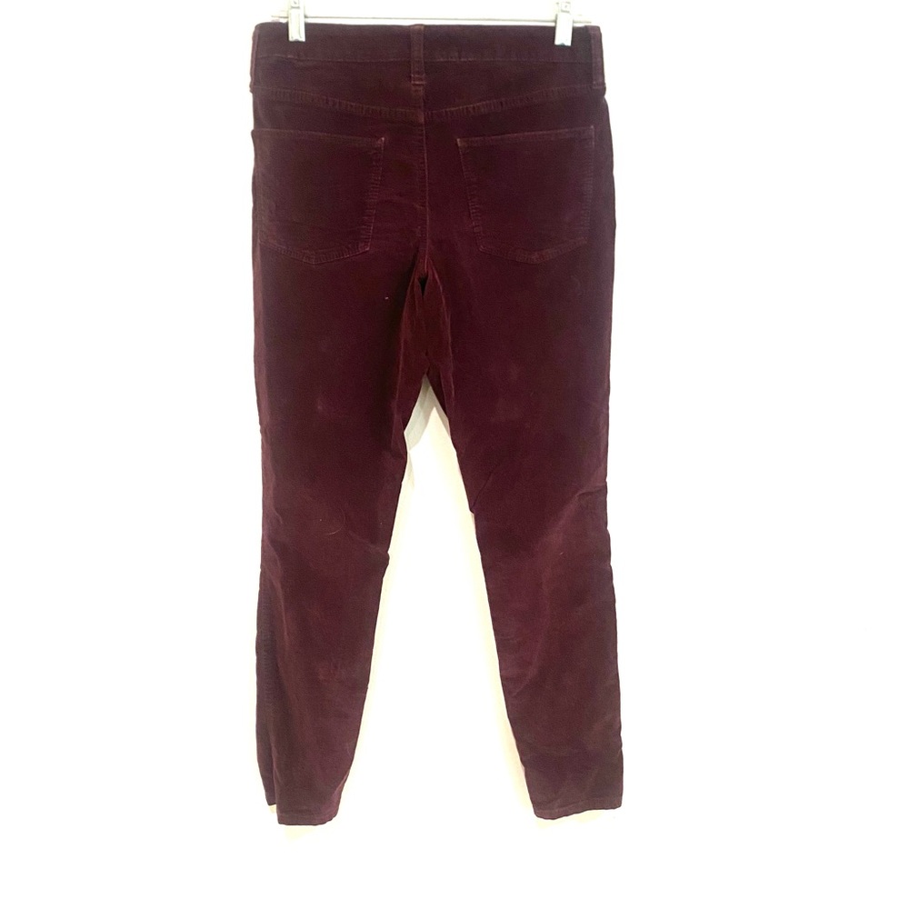 Universal Thread Skinny Corduroy Pants in Deep Burgundy - Picture 3 of 5